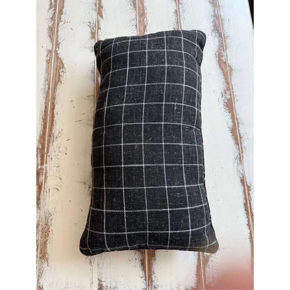 Hope Life's Plan Plaid Pillow 12x22